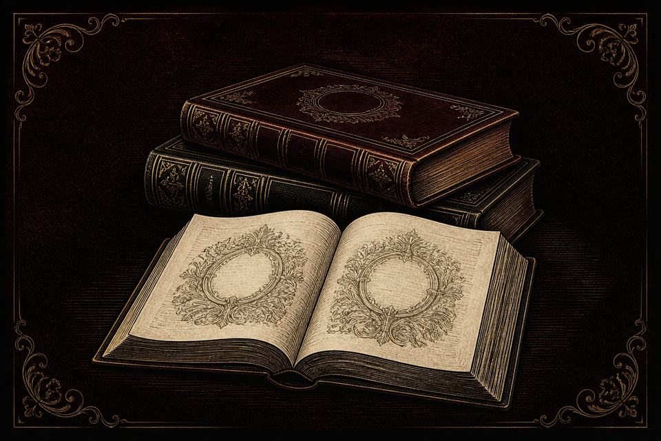 Декоративная иллюстрация: Книги